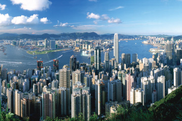 vista panoramica hong kong